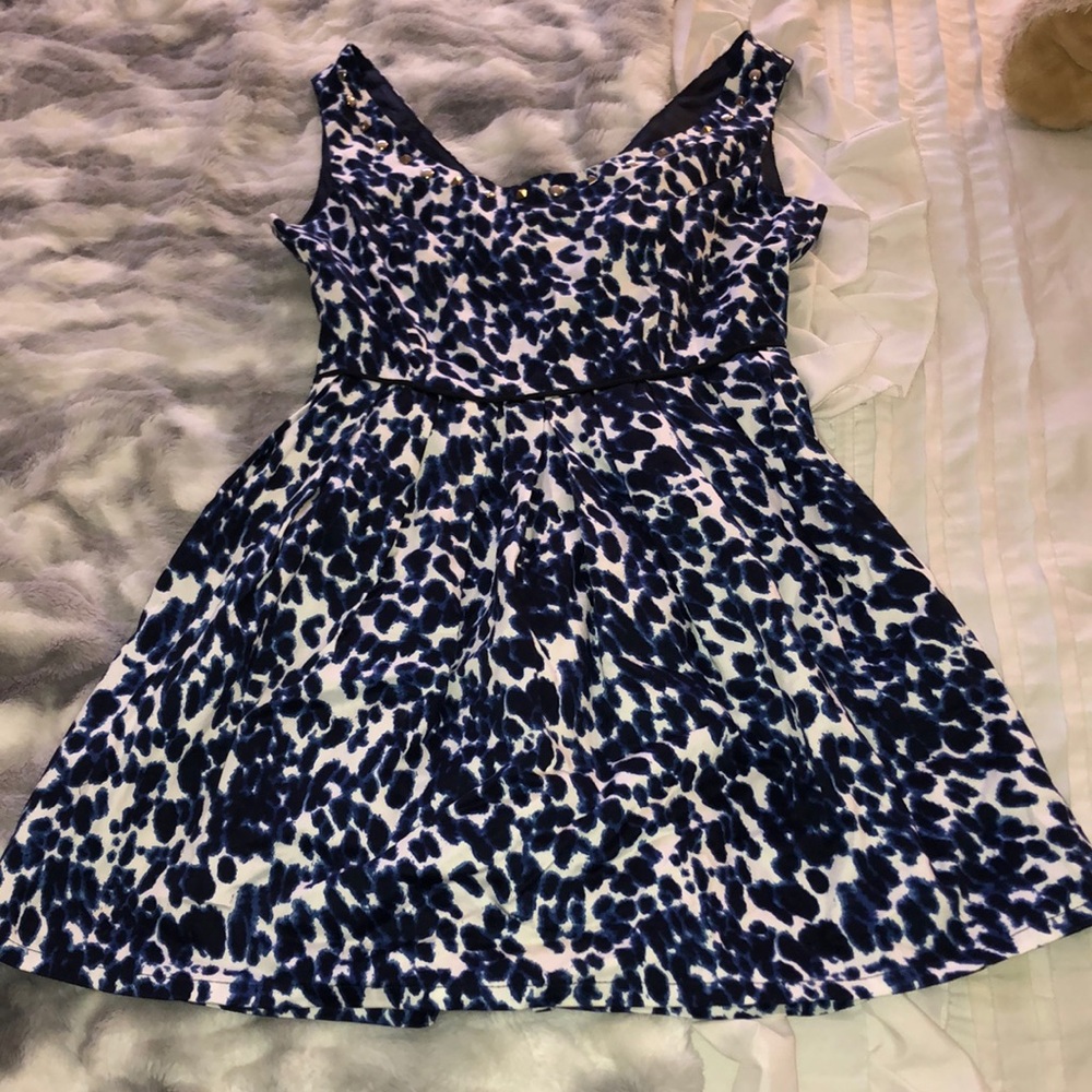 Blue dress
